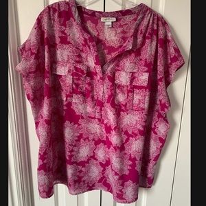 Jaqlyn Smith Pink Blouse Size 1X